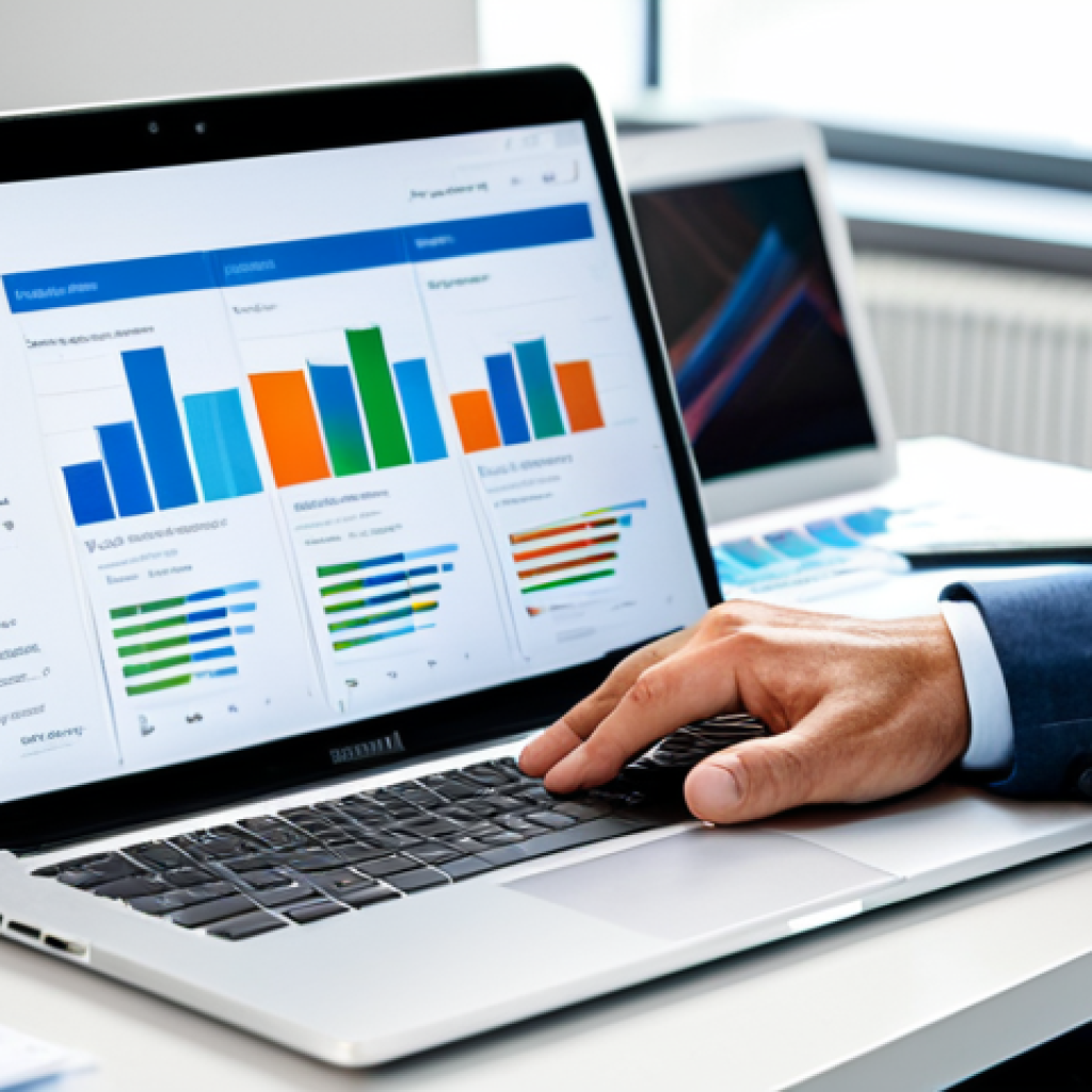 이메일 캠페인 자동화의 도전과 기회 - Segmented Email Campaign**
"A marketing professional analyzing email segmentation data on a laptop ...