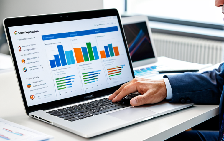 이메일 캠페인 자동화의 도전과 기회 - Segmented Email Campaign**
"A marketing professional analyzing email segmentation data on a laptop ...