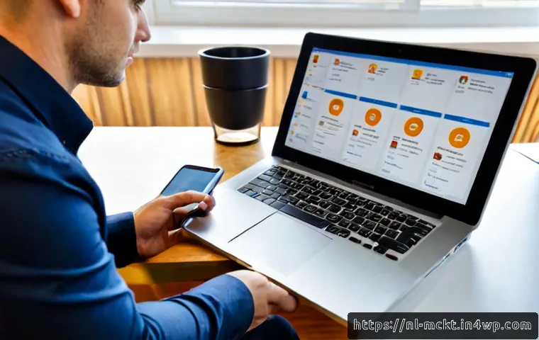 Home 17 이메일 마케팅 자동화와 리드 생성의 관계 - Photorealistic Dutch small-business marketer in a bright Amsterdam-style office, reviewing a clean l...